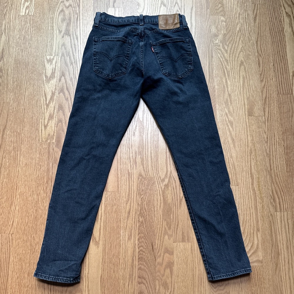 Levi's 512 Jeans W 29 L 30 Cotton Dark Blue Wash Red Tag Cotton See Measurements